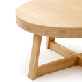 2800501000-150 : Coffee Table Classic Round Coffee Table (30in x 30in / 760mm x 760mm), Blonde Wirebrush