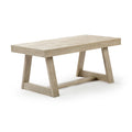 2800505000-199 : Coffee Table Classic Rectangular Coffee Table (40in x 20in / 1020mm x 510mm), Seashell Wirebrush