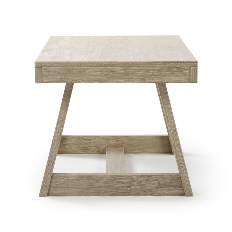 2800505000-199 : Coffee Table Classic Rectangular Coffee Table (40in x 20in / 1020mm x 510mm), Seashell Wirebrush