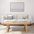 2800507000-150 : Coffee Table Classic Rectangular Coffee Table (48in x 24in / 1220mm x 610mm), Blonde Wirebrush