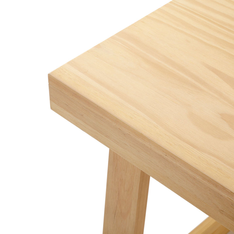 2800514000-150 : Side Table Classic Rectangular Side Table (25in x 15in / 630mm x 375mm), Blonde Wirebrush