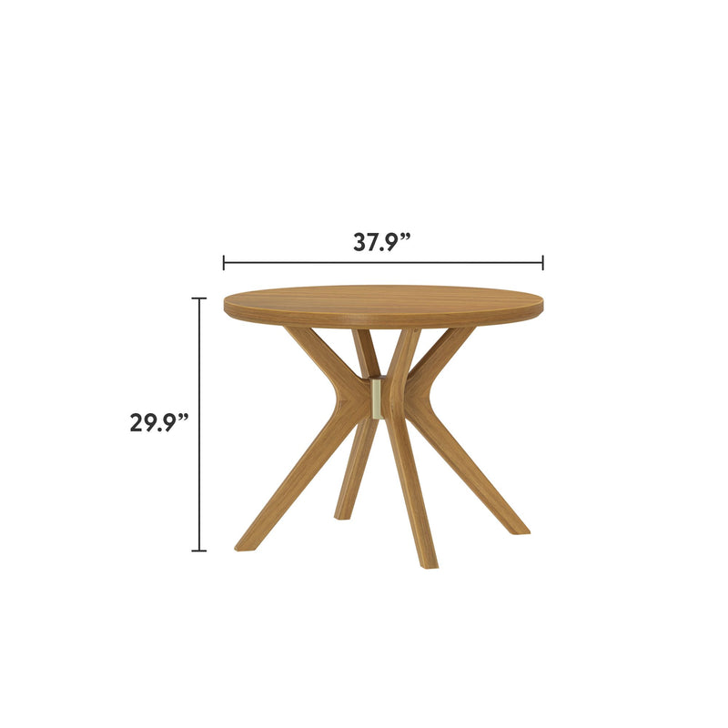 2900305000-007 : Dining Table Verso Round Dining Table (38in x 38in / 966mm x 966mm), Pecan