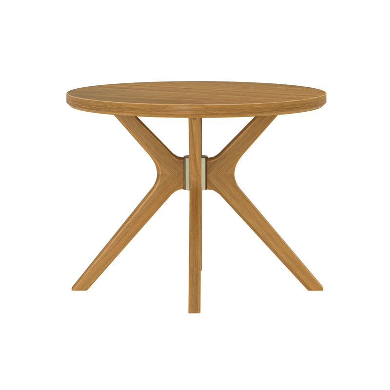 2900305000-007 : Dining Table Verso Round Dining Table (38in x 38in / 966mm x 966mm), Pecan