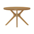 2900306000-007 : Dining Table Verso Round Dining Table (47in x 47in / 1194mm xm 1194mm), Pecan
