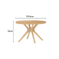 2900306000-010 : Dining Table Verso Round Dining Table (47in x 47in / 1194mm x 1194mm), Blonde