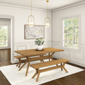 2900314000-007 : Dining Bench Verso Dining Room Bench (60in / 1520mm), Pecan