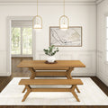 2900314000-007 : Dining Bench Verso Dining Room Bench (60in / 1520mm), Pecan