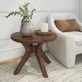 2900500000-008 : Side Table Verso Round Side Table (24in x 24in / 610mm x 610mm), Walnut
