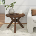 2900500000-008 : Side Table Verso Round Side Table (24in x 24in / 610mm x 610mm), Walnut
