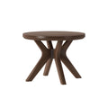 2900500000-008 : Side Table Verso Round Side Table (24in x 24in / 610mm x 610mm), Walnut
