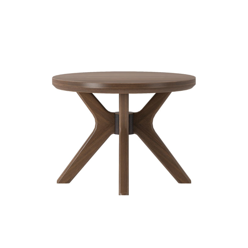 2900500000-008 : Side Table Verso Round Side Table (24in x 24in / 610mm x 610mm), Walnut
