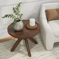 2900500000-008 : Side Table Verso Round Side Table (24in x 24in / 610mm x 610mm), Walnut
