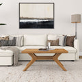 2900505000-007 : Coffee Table Verso Rectangular Coffee Table (40in x 20in / 1020mm x 510mm), Pecan