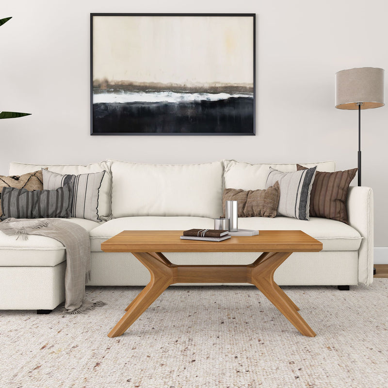 2900505000-007 : Coffee Table Verso Rectangular Coffee Table (40in x 20in / 1020mm x 510mm), Pecan