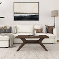 2900505000-008 : Coffee Table Verso Rectangular Coffee Table (40in x 20in / 1020mm x 510mm), Walnut