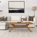 2900507000-007 : Coffee Table Verso Rectangular Coffee Table (48in x 24in / 1220mm x 610mm), Pecan