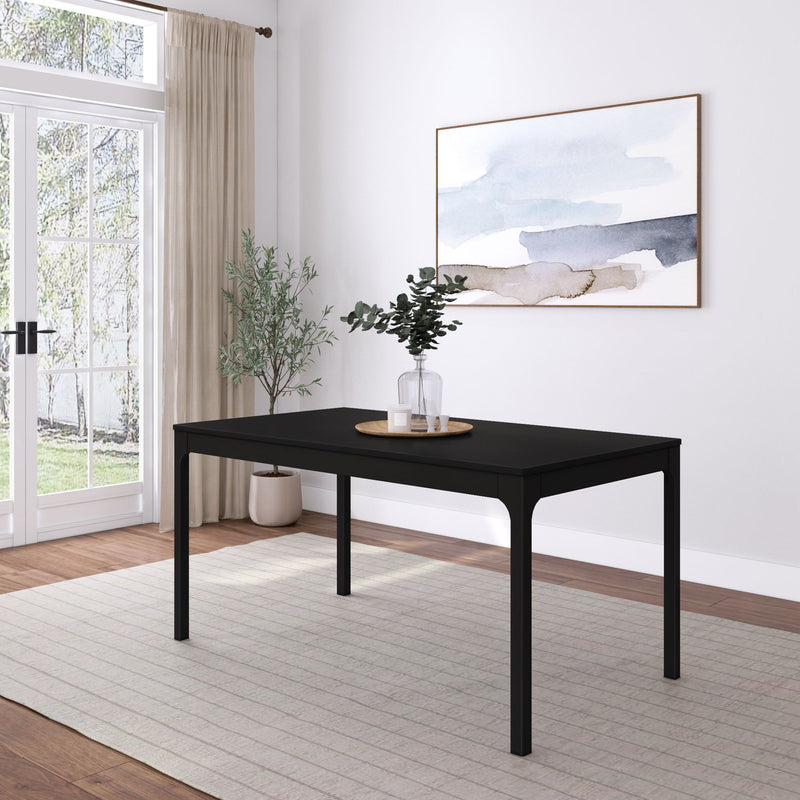 3230302000-170 : Dining Table Plank & Beam Dining Table (60in x 34in), Black