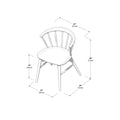 3520315900-007 : Dining Chair Lido Dining Chair (2 pack)|| Pecan
