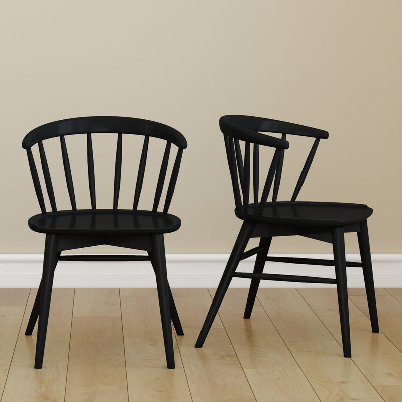 3520315900-170 : Dining Chair Lido Dining Chair (2 pack)|| Black