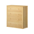 4540-001 : Dresser 4 Drawer Dresser, Natural