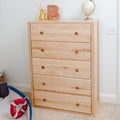 4550-001 : Dresser 5 Drawer Dresser, Natural