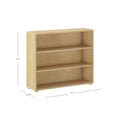 4630-001 : Bookcase Low Bookcase, Natural - 37.5"