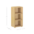 4633-001 : Bookcase Low Bookcase, Natural - 15"