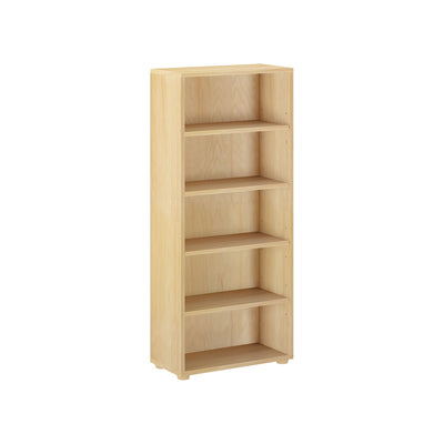 4655-001 : Bookcase High Bookcase, Natural- 22.5"