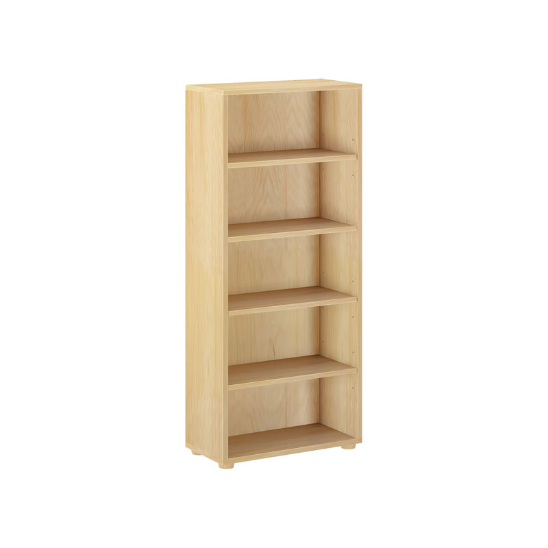 4655-001 : Bookcase High Bookcase, Natural- 22.5"