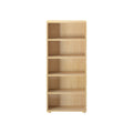4655-001 : Bookcase High Bookcase, Natural- 22.5"