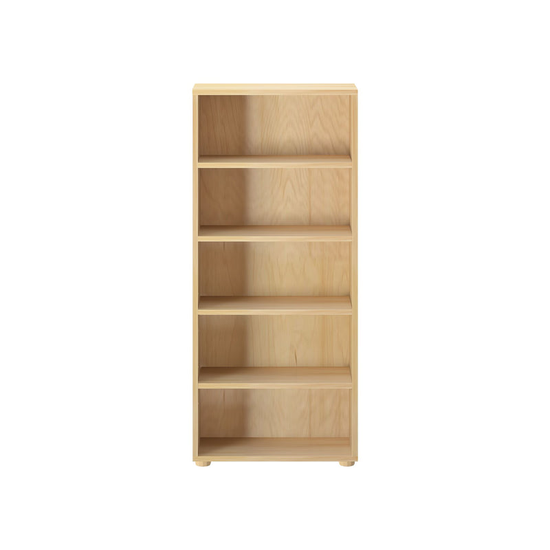 4655-001 : Bookcase High Bookcase, Natural- 22.5"