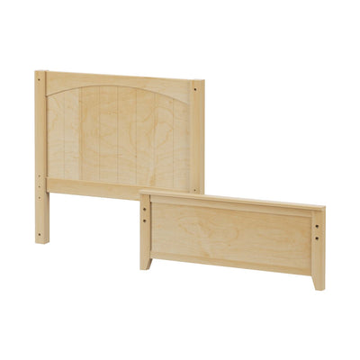610-001 : Component Twin High Panel Bed End and Foot Panel(Twin), Natural