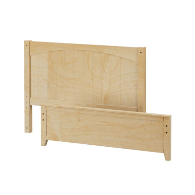 660-001 : Component Full Panel High Bed End + Foot Panel, Natural