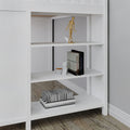 71-850-002 : Loft Beds Full-Size Loft with Staircase + Storage, White