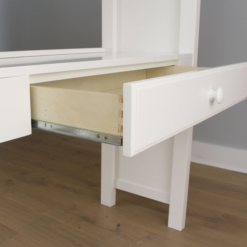 71-960-002 : Loft Beds Staircase Loft Bed Study, White