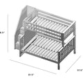 71-983-131 : Bunk Beds Twin/Full Staircase Bunk, Blue