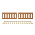 710001-007 :  Jackpot Slat Bed End Set incl. Slat Roll, Pecan