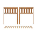 710111-007 :  Jackpot Slat Low Loft Bed Ends & Slat Roll, Pecan