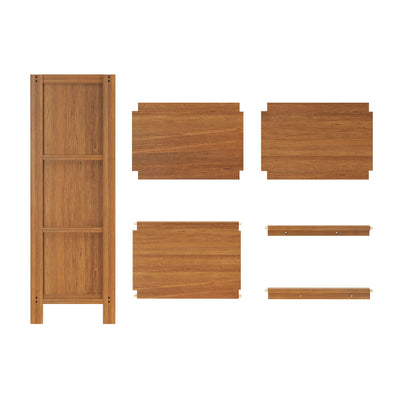 710241-007 :  Jackpot Narrow Bookcase, Pecan