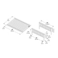 710301-007 :  Jackpot Slat Full HB & FB w/Full Slat Roll, Pecan
