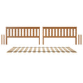 710301-007 :  Jackpot Slat Full HB & FB w/Full Slat Roll, Pecan