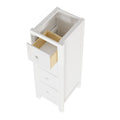 710340-002 : Dresser Jackpot Narrow 4 Drawer Dresser, White