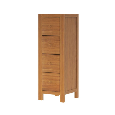710340-007 :  Jackpot Narrow 4 Drawer Dresser, Pecan