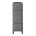 710340-121 : Dresser Jackpot Narrow 4 Drawer Dresser, Grey