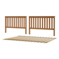 710351-007 :  Jackpot Slat Full/Full High Bed Ends w/Full Slat Roll, Pecan