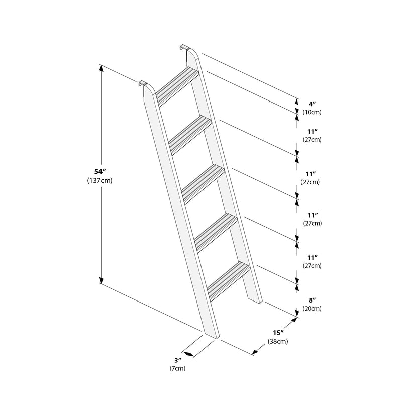 710620-007 :  Jackpot Angle Ladder, Pecan