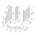 710651-007 :  Jackpot High Loft Bannister & Bed End w/Opening, Pecan