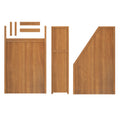 710651-007 :  Jackpot High Loft Bannister & Bed End w/Opening, Pecan