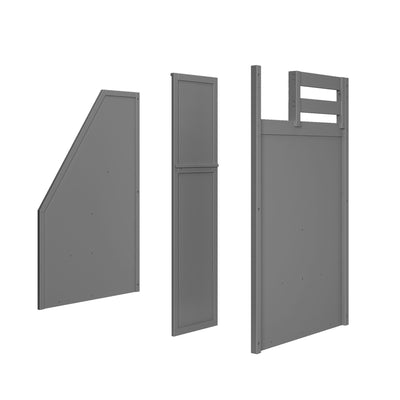 710651-121 : Component High Loft Bannister & Bed End w/ Opening, Grey