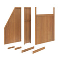 710655-007 :  Jackpot High Loft Bannister & Bed End w/Opening Full, Pecan